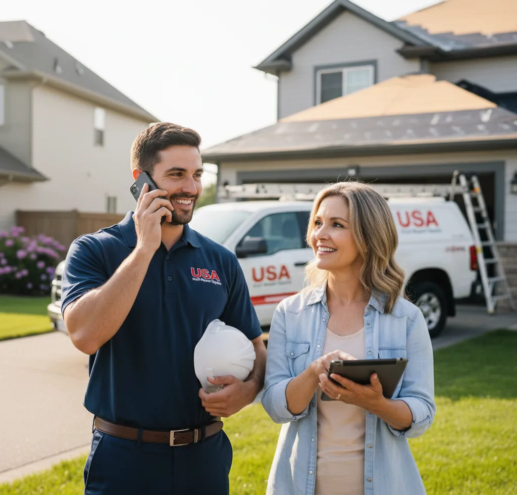 USA Roof Repair Experts customer support in Rhoadesville